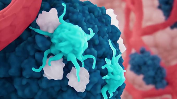create 3d medical animation molecular moa animation cellular pathway animation