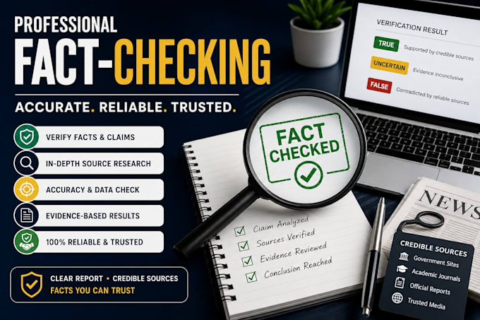 fact check and proof read your content