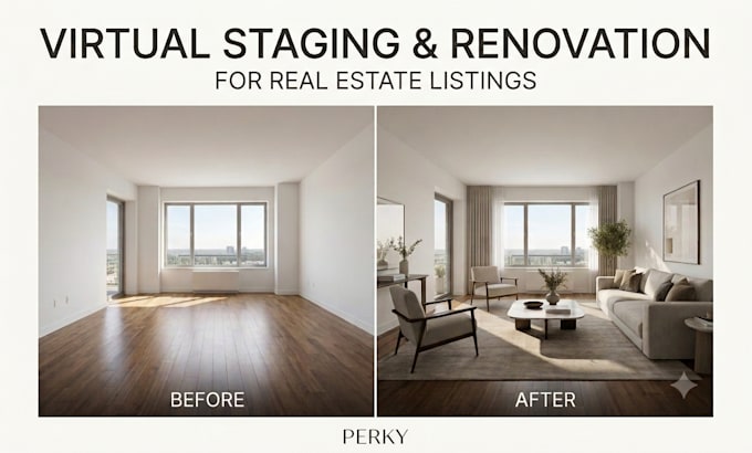 virtual staging and renovation for real estate