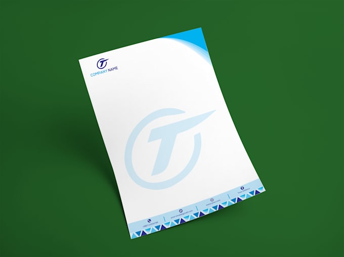 professional design letterhead and stationery