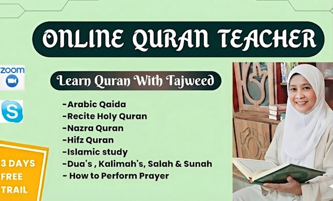 dedicated quran tutor with experience teaching student