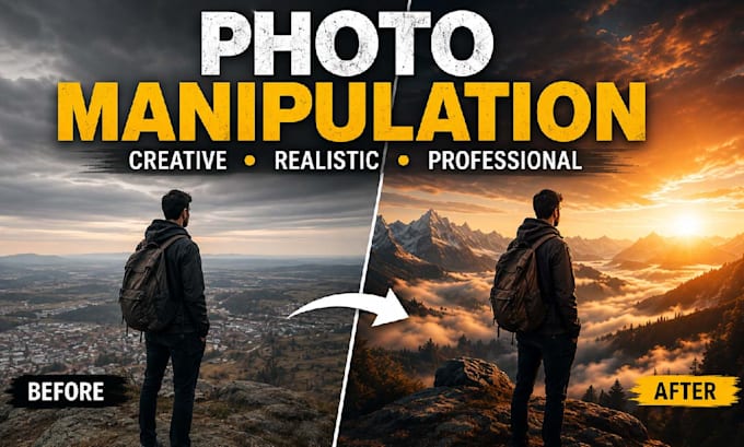 do professional photo manipulation and creative editing