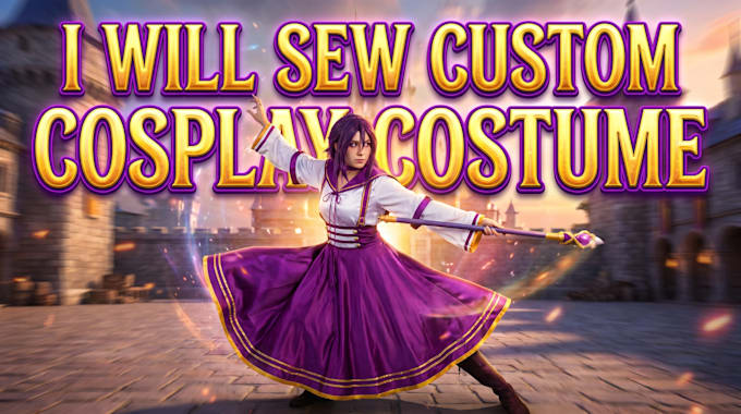 sew custom cosplay costume
