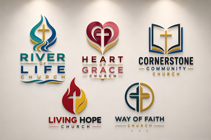 custom faith based church logo to uplift your congregation