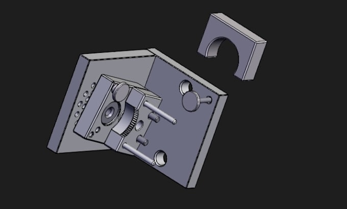 design machine components, fixtures, jigs, mesh to cad ,3d mold design ,dfm
