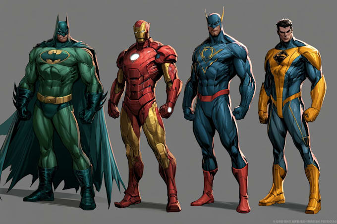 create comic book and custom illustration