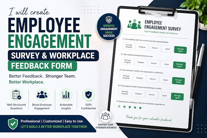create an employee engagement survey and workplace feedback form