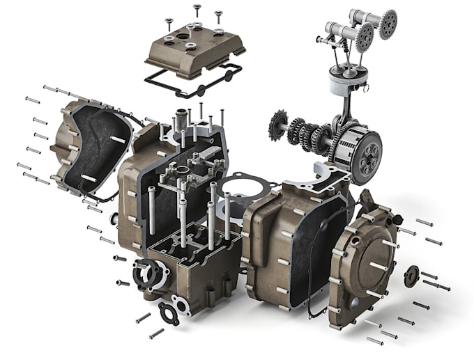 create 3d factory car production line animation, 3dcar exploded view animation