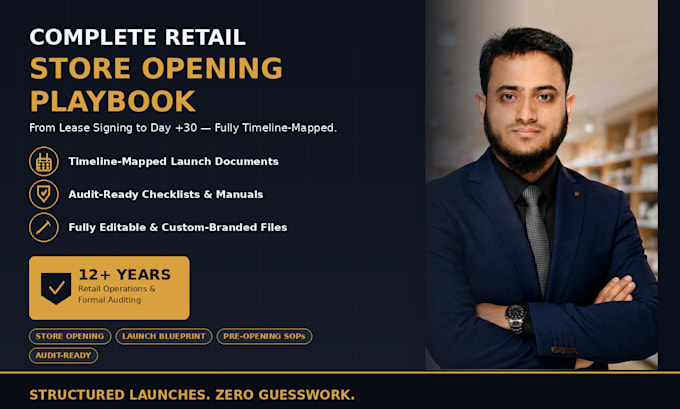 write store opening playbook and site launch blueprint
