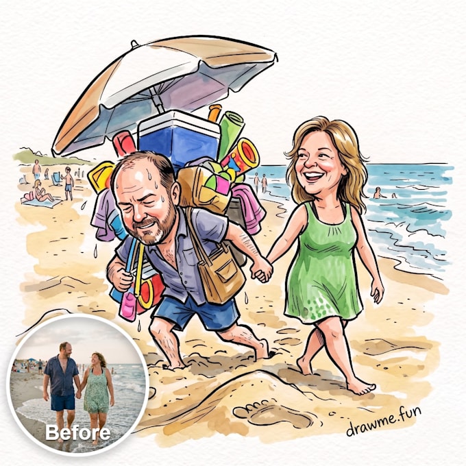 create a custom caricature from your photo