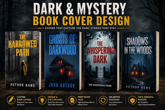 do book cover design ,book editing and formatting
