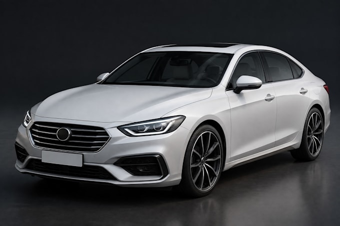 do realistic custom 3d car model, 3d car design for 3d printing and animation