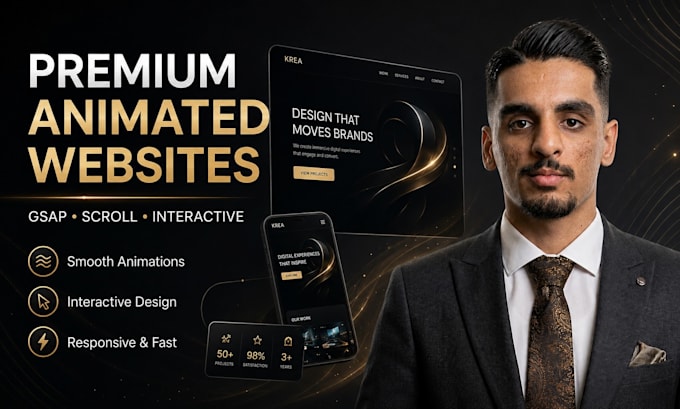 design and develop a premium animated website