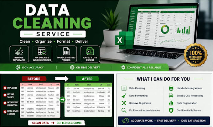 do data cleaning, formatting, and data preprocessing