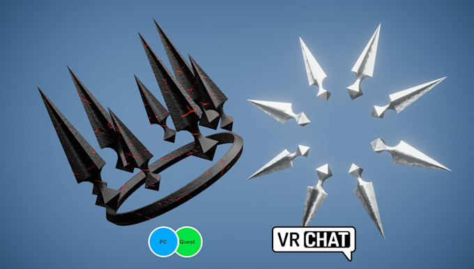 model and texture an accessory for your vrchat avatar