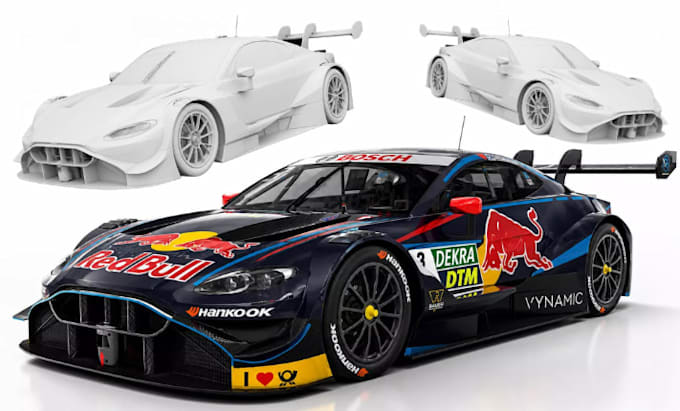 create a game ready 3d car model for your game, car assets
