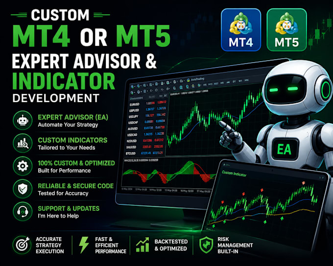 custom mt4 or mt5 expert advisor and indicator development