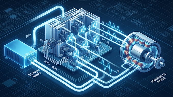 motor controller, bldc driver and power stage circuit design