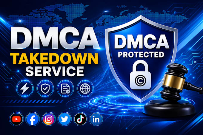 submit dmca takedown notices for copyright infringement