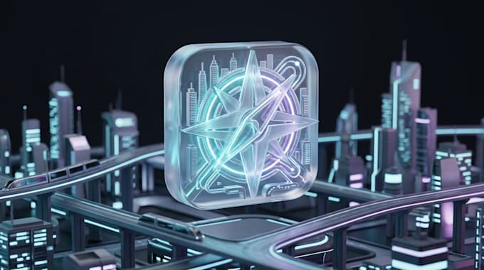 design modern 3d app icon and app logo for ios android