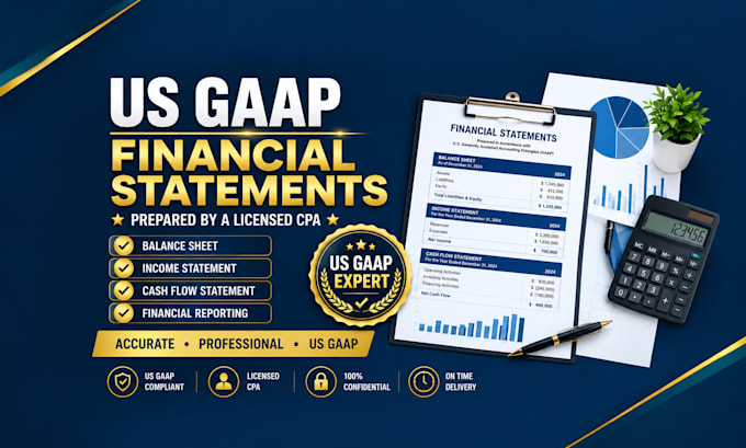 prepare US gaap financial statements as a licensed CPA