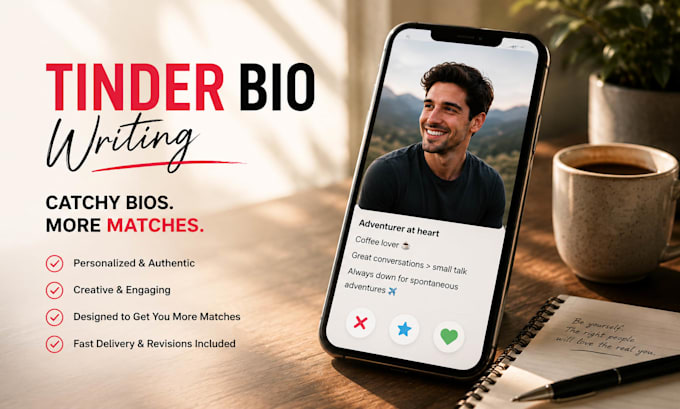 write a catchy and attractive tinder bio for your dating profile
