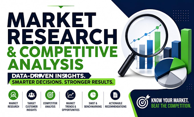 conduct comprehensive market research and competitive analysis