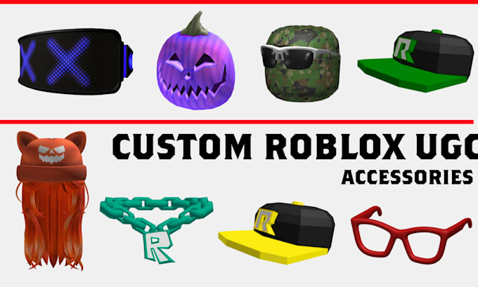 create custom roblox ugc accessories, 3d models and wearable items