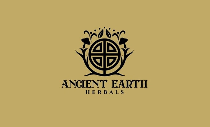 design iconic ancient earth herbals logo