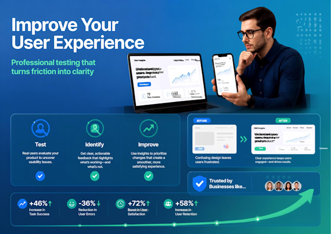 test your website or app and provide detailed user feedback