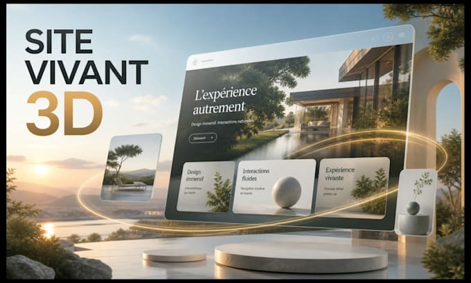 build an immersive 3d living website for your brand