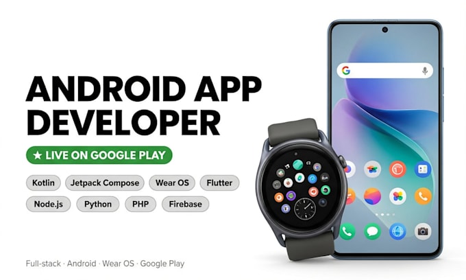 develop a native android app with kotlin, jetpack compose and wear os