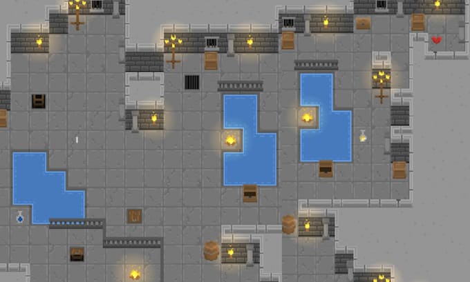 create pixel top down tileset for indie game