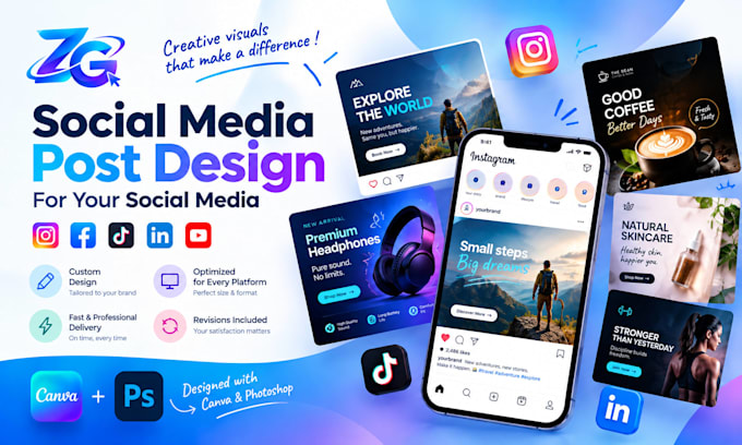design social media posts
