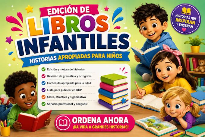 editar corregir y dar formato a libros infantiles