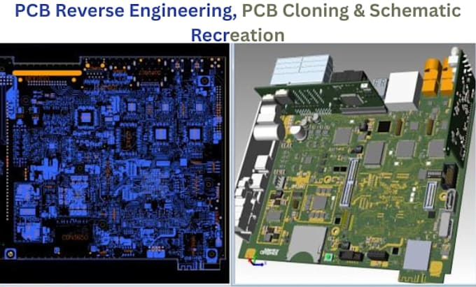 reverse engineering, clone, schematic and recreate your pcb from gerber or photo