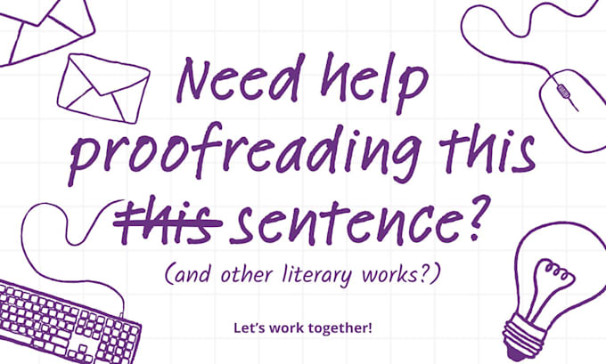 professionally proofread and edit your writing