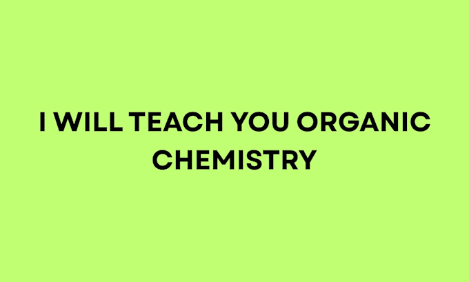 help you understand and pass organic chemistry