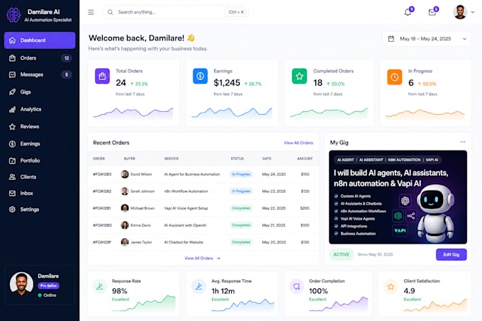 create custom n8n workflows ai assistants for business automation api vapi crm