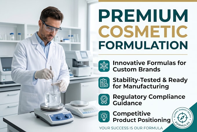cosmetic formulation chemist and skincare product formulator
