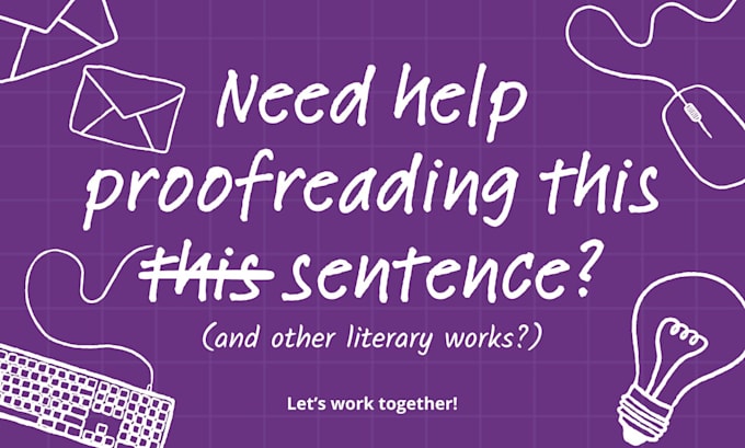 professionally proofread and copy edit your writing