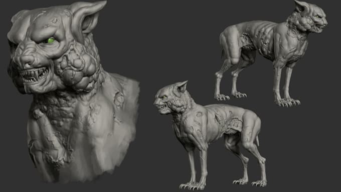 model realistic3d creature model, 3d dragon model, animal or beast for 3d print