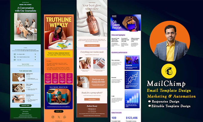design mailchimp email template mailchimp newsletter template design