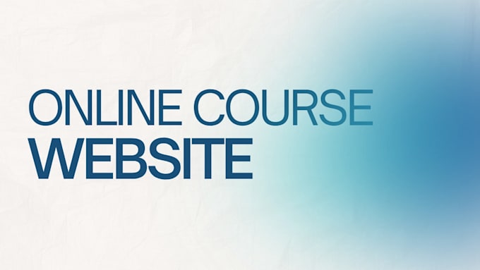 design course website on kajabi