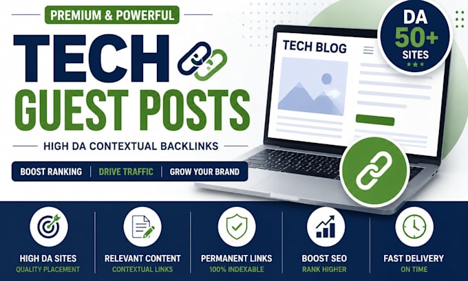 provide powerful tech backlinks with tech guest post