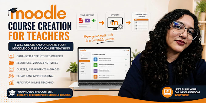 create and organize your moodle course for online teaching