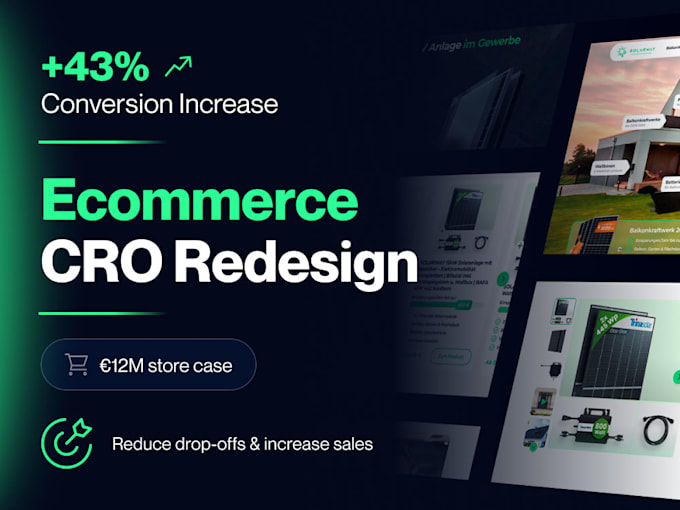 redesign ecommerce website to increase sales and conversions