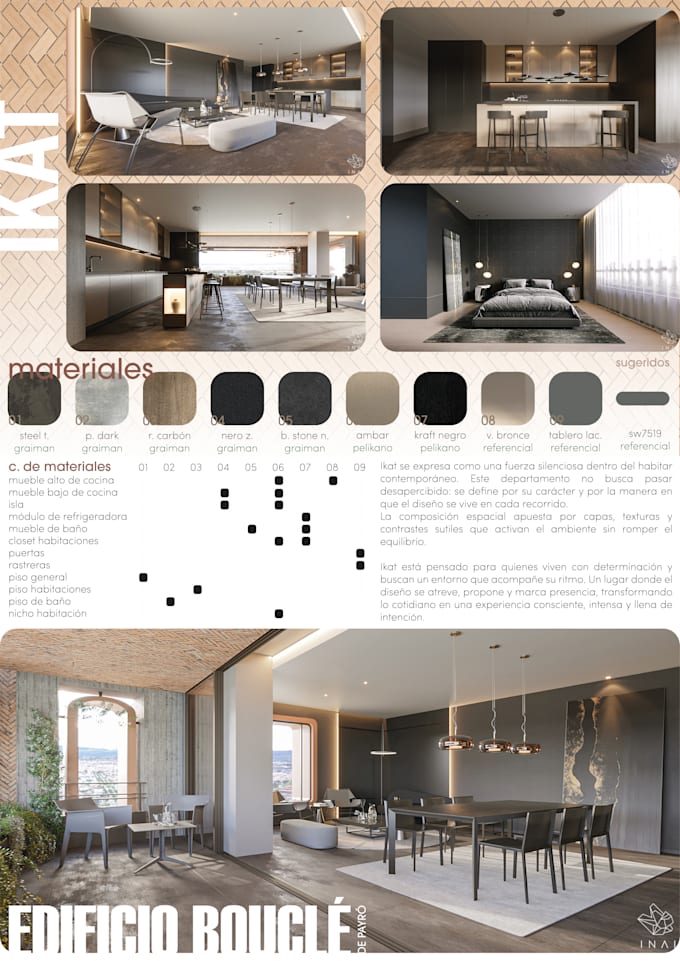 design an architecture presentation board or portfolio layout sheet