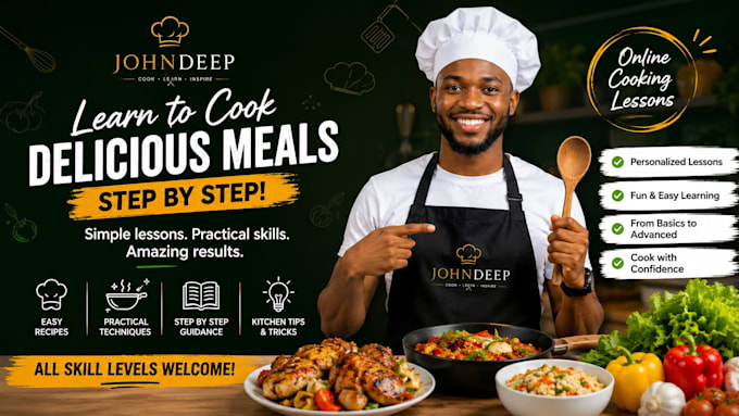 teach you cooking recipes and practical cooking skills