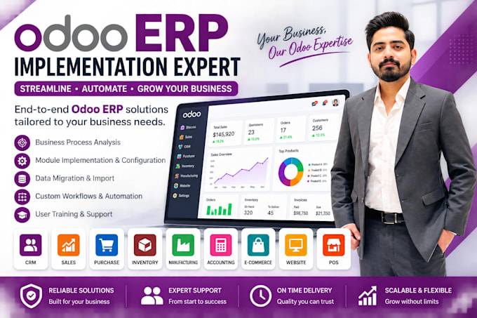 implement and configure odoo erp for your business